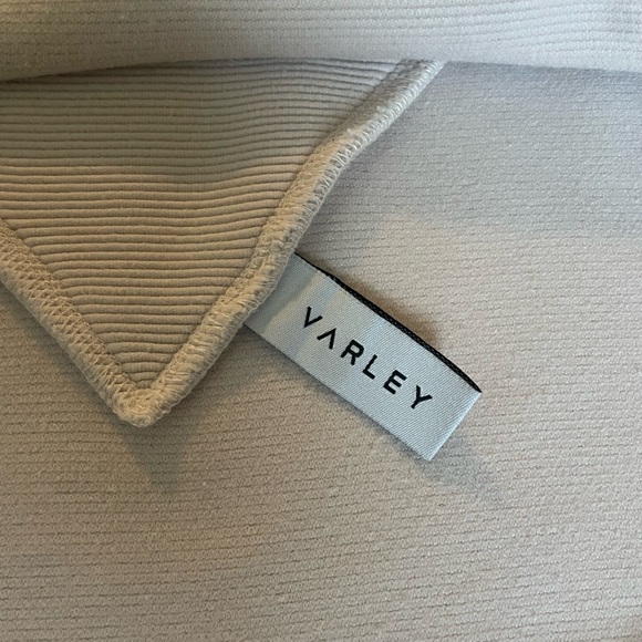 Varley Ribbed Cropped Turtleneck Sweatshirt in Dusty Rose Sz. S - Picture 5 of 7